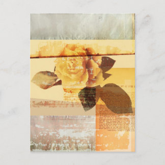 Antike Rose Postkarte