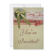 Antike Rose Rustikale rote Viktorianische Burlap