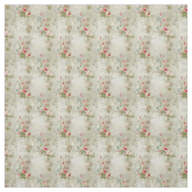 Antike Rose Shabby Chic Eleganz Stoff (Muster)