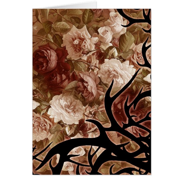 Antike Rose und Garne (Vorne)
