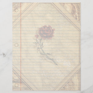 Antike Rose Vintages Notebook