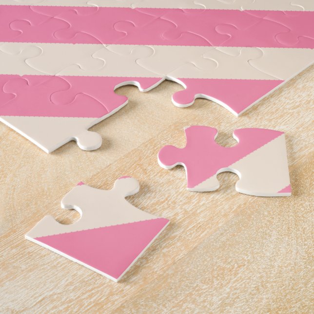 Antike Rose Weiß und Fierig Puzzle (Seite)