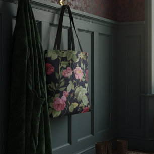 Antike Rosen auf einem dunkelblauen Samt-Design