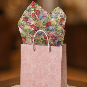 Antike Rosen-Hortensien-Blumen-Dekor Decoupage Seidenpapier