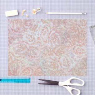 Antike Rosen in Creme - Blumenmuster Seidenpapier