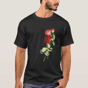 Antike Rosenblume Garten Blumen Blume T-Shirt