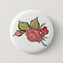 Antike rote Rosenkunst