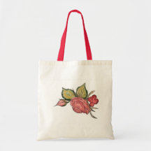 Antike rote Rosenkunst