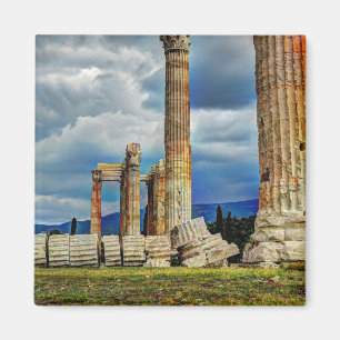 Antike Ruinen in Athen - Griechenland Magnet