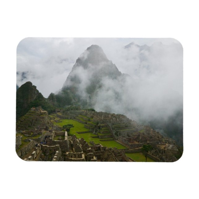 Antike Ruinen von Machu Picchu mit Anden Magnet (Horizontal)
