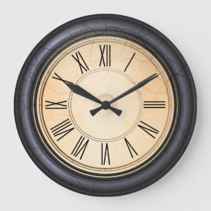Antike runde Wanduhr
