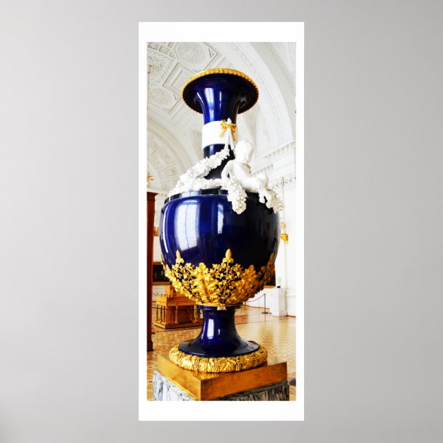 Antike russische Vase Poster (Vorne)