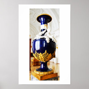 Antike russische Vase Poster