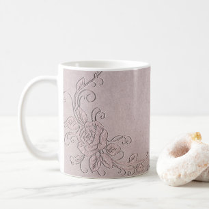 Antike rustikale Glamour Elegante Rose Shabby Chic Tasse