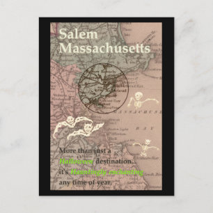Antike Salem MA Karte