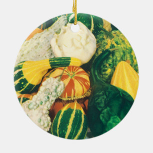 Antike Samensachet-Kunst, Kürbis-Mischung Keramik Ornament