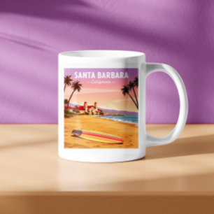 Antike Santa Barbara Kalifornien Kaffeetasse