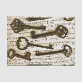 Antike Schlüssel Seidenpapier