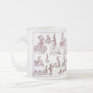 Antike Schokoladen-Form-Katalog-Osterhasen-Tasse Mattglastasse
