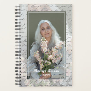 Antike Schrift Handschrift Personal Foto Planer
