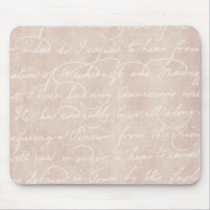 Antike Schrift Vintge Papier Pergament Schriftzug Mousepad