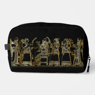 Antike Schwarz-Gold-Persische Relief-Accessoire-Bo Waschbeutel