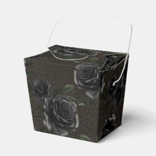 Antike schwarze Rosen Geschenkschachtel