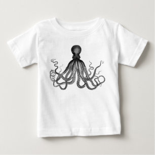 Antike SeeSteampunk Krake Vintages Kraken Baby T-shirt