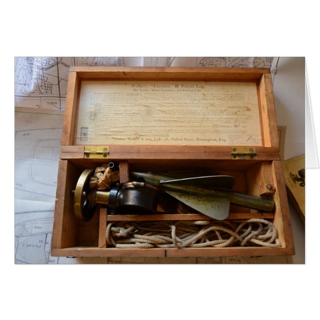 Antike Ship’s Log (Vorderseite (Horizontal))