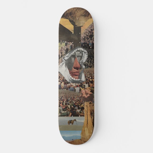 Antike Skateboard (Vorderseite)