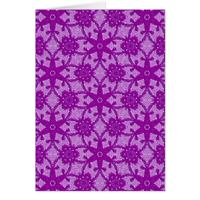 Antike Spitze - Amethyst lila (Vorne)