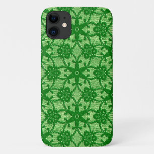 Antike Spitzen - smaragdgrün und lilgrün Case-Mate iPhone Hülle
