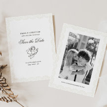 Antike Spitzengrenze Vintage Cherub Hochzeitsfoto