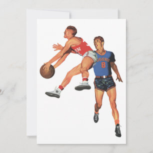 Antike Sportart, Basketballspieler in einem Spiel