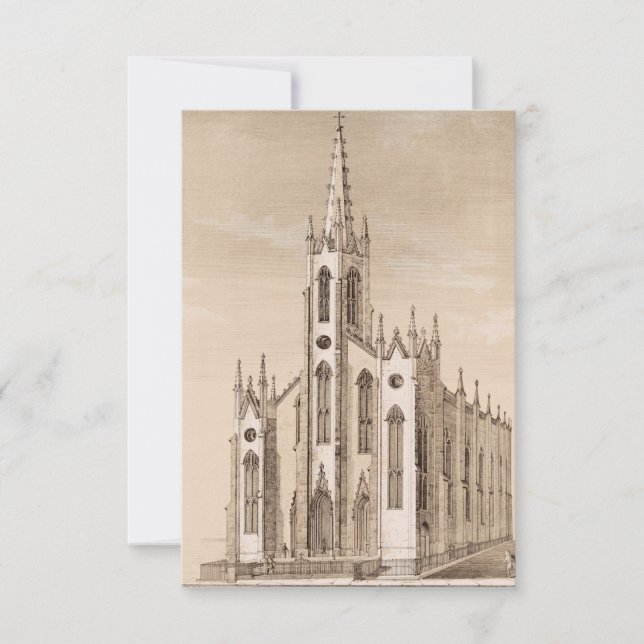 Antike St. Nikolaus-Kirche Religiöse Karte (Vorderseite)
