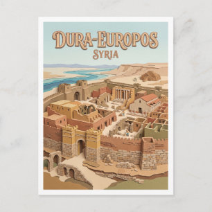 Antike Stadt Dura-Europos Syrien Postkarte