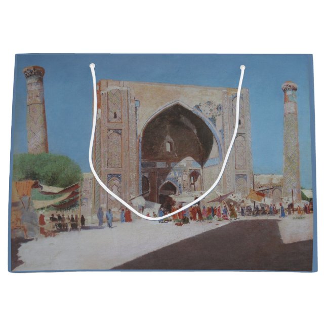 Antike Stadt Samarkand (von Vasily Vereshchagin) Große Geschenktüte (Vorderseite)