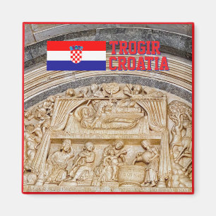 Antike Stadt Trogir in Kroatien, Reise Magnet