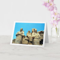 Antike Statuen in Luxor, Ägypten,