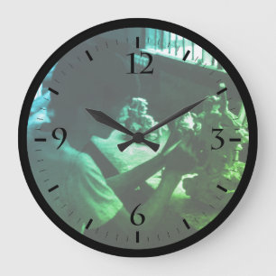 Antike Steinbildhauerei Werkstatt Guilin China Gro Große Wanduhr