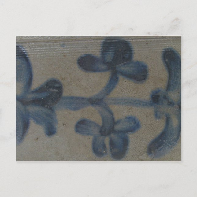 Antike Steinzeug-Dekoration Postkarte (Vorderseite)