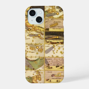 Antike Sternbilder, alte Astronomie & Sterne iPhone 15 Hülle