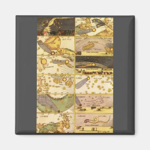 Antike Sternbilder, Antique Astronomie & Sterne Magnet