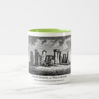 Antike Stonehenge Holzschnitt Stone Circle Gravur Zweifarbige Tasse