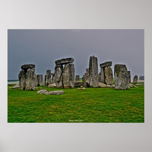 Antike Stonehenge Stehend Stones England Poster (Vorne)