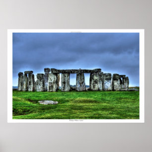 Antike Stonehenge Stehend Stones England Poster