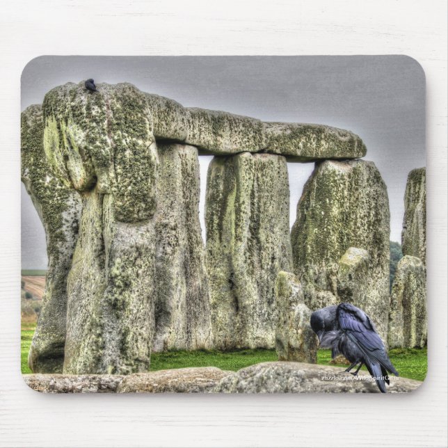 Antike Stonehenge & Vorgeburt Mousepad (Vorne)