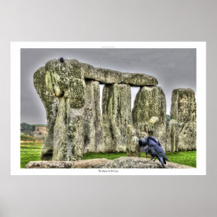 Antike Stonehenge & Vorgeburt Poster