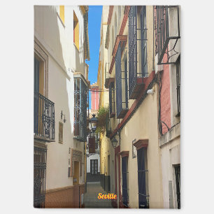 Antike Straße in Sevilla, Spanien, Reise Magnet