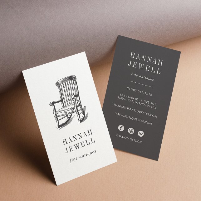 Antike Stube | Vintage Möbel Visitenkarte (Von Creator hochgeladen)